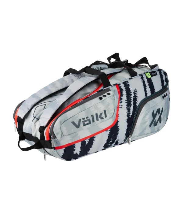 Bolso Zebra Blanco/Negro 6-9 Raquetas