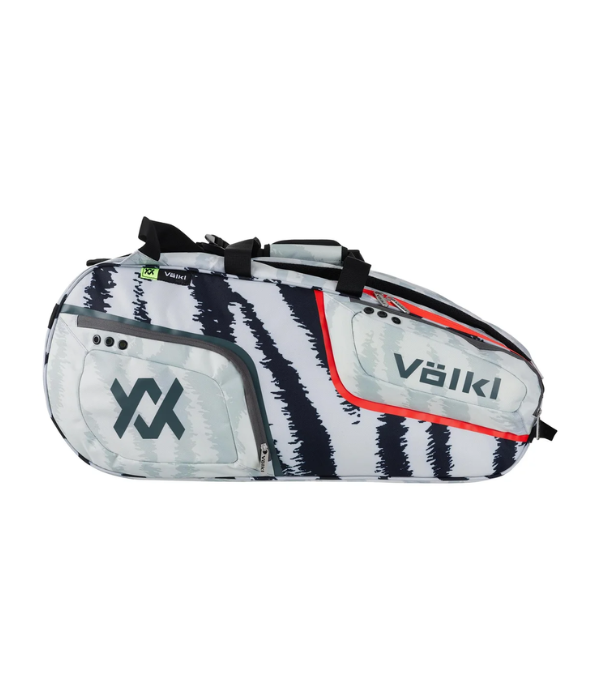 Bolso Zebra Blanco/Negro 6-9 Raquetas