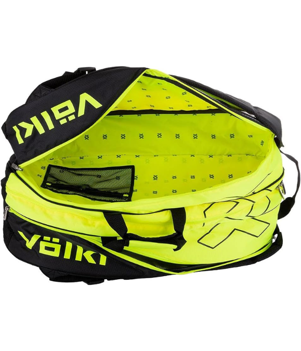 Bolso Tour Combi  6-9 Raquetas Amarillo/ Negro