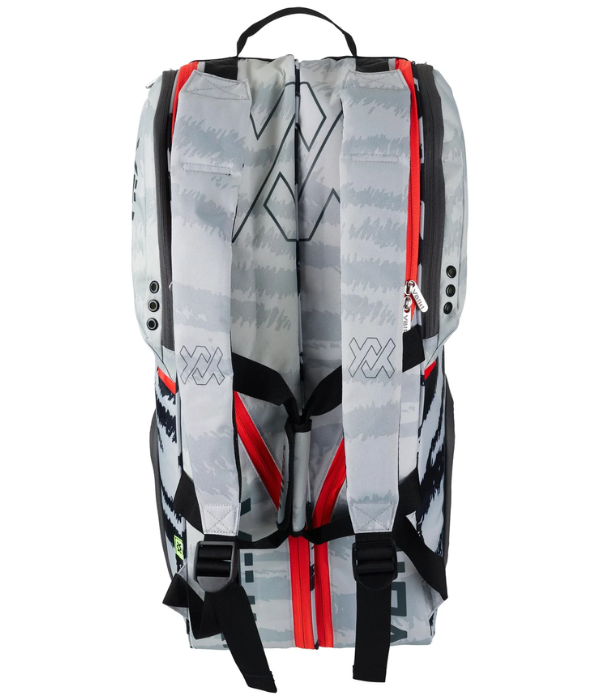 Bolso Zebra Blanco/Negro 6-9 Raquetas