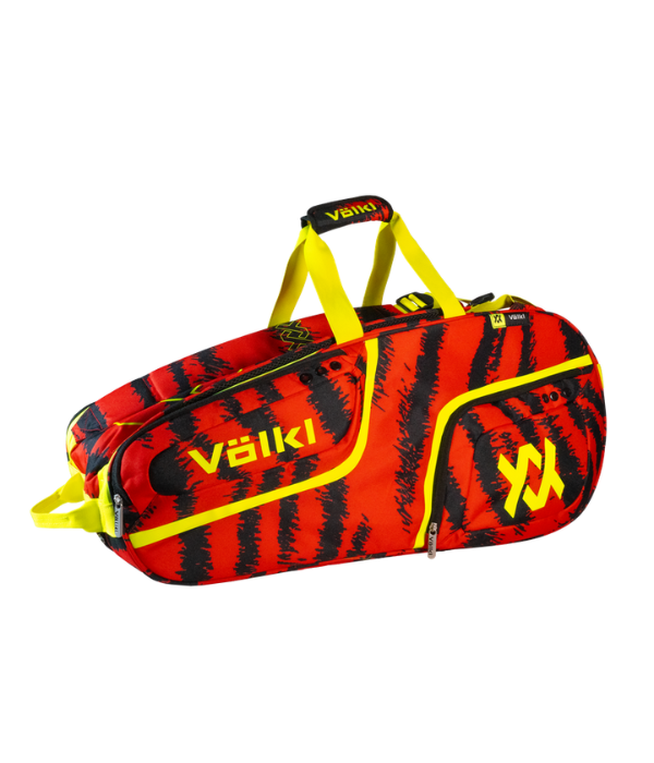 Bolso Zebra Rojo/Negro 6-9 Raquetas