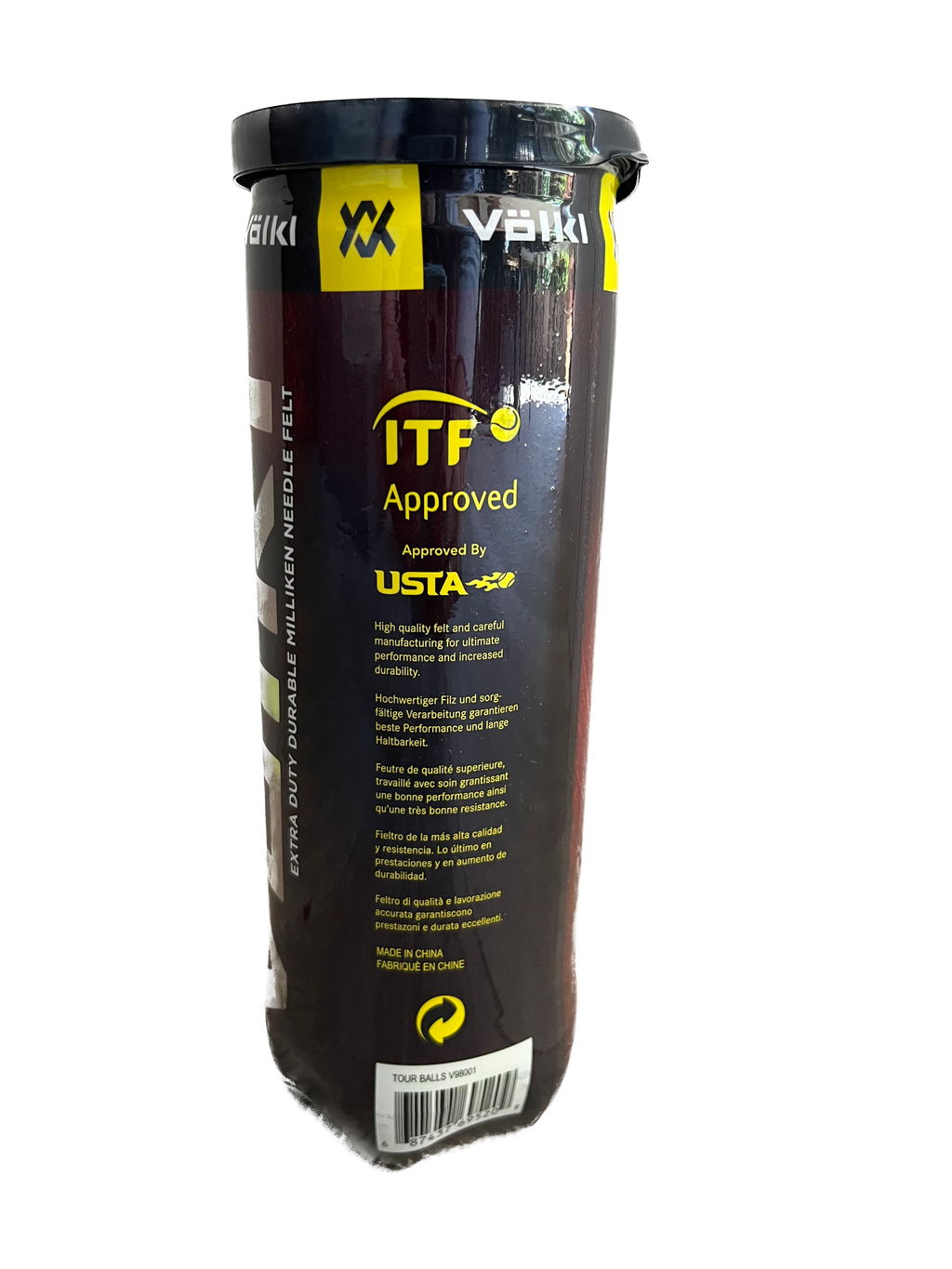 Tarro Pelotas Tour Volkl Pro Ball 3 bolas