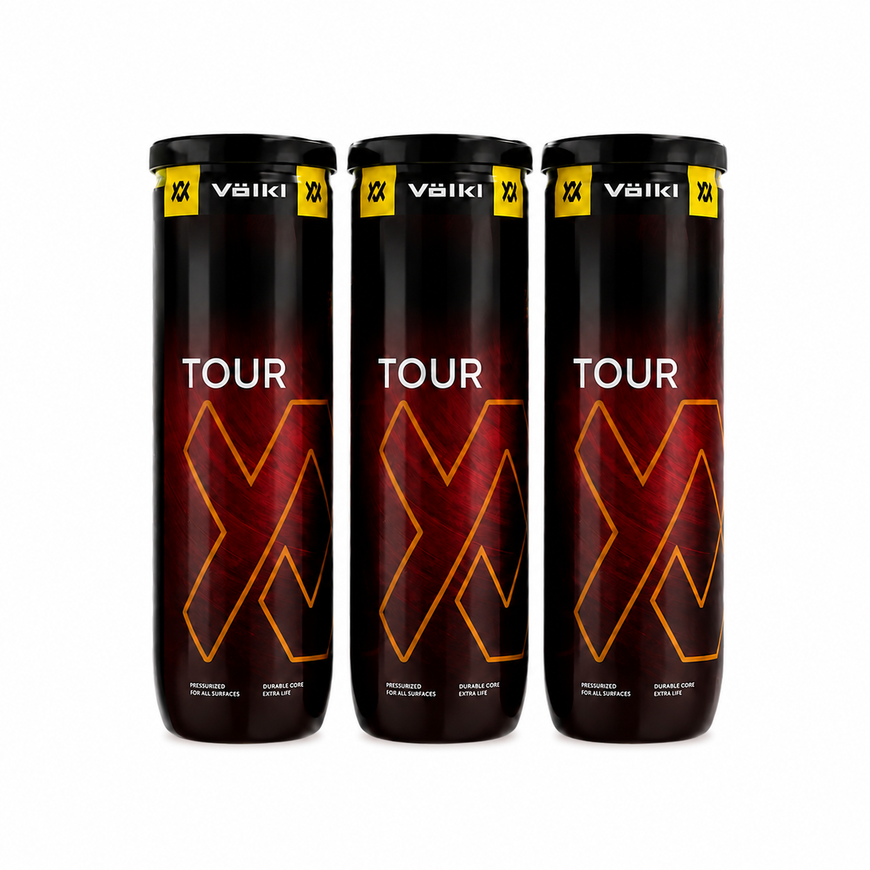 Pack de 3 tarros de pelotas Tour Volkl Ball (x3)