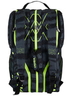 Bolso Zebra Mega Negro/ Amarillo Neón 9-12 Raquetas