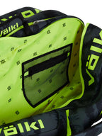 Bolso Zebra Mega Negro/ Amarillo Neón 9-12 Raquetas