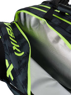 Bolso Zebra Mega Negro/ Amarillo Neón 9-12 Raquetas