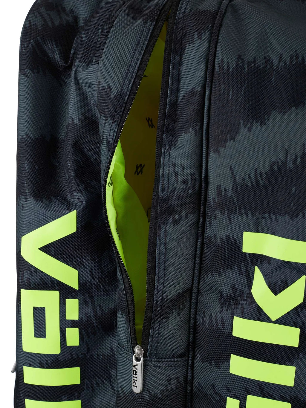 Bolso Zebra Mega Negro/ Amarillo Neón 9-12 Raquetas