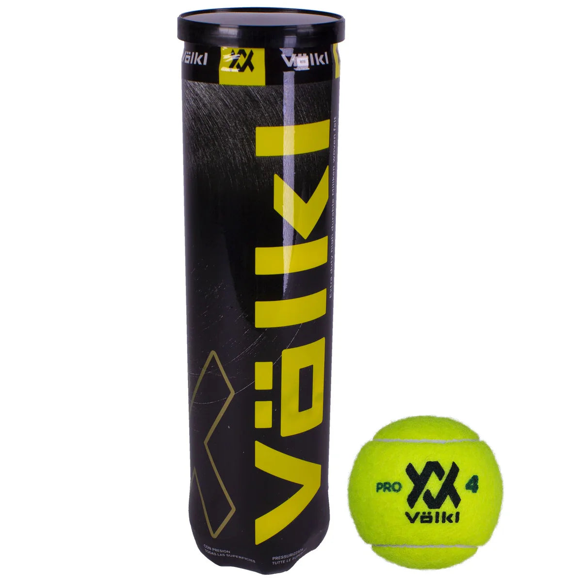 Tarro de Pelotas Volkl Pro Ball 4 pelotas
